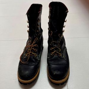 Vintage 90's Georgia Logger Work Boots Made in the U.S.A.